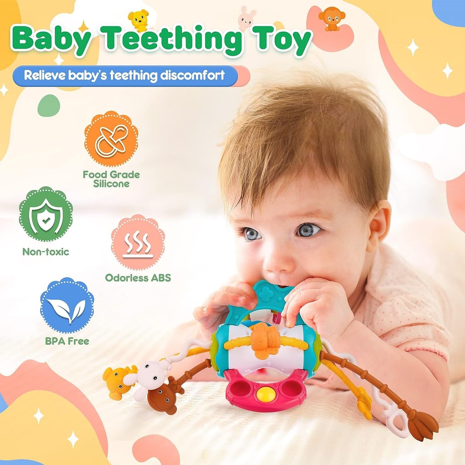 Zwierzęce Zabawki Sensoryczne Montessori Dla Dzieci