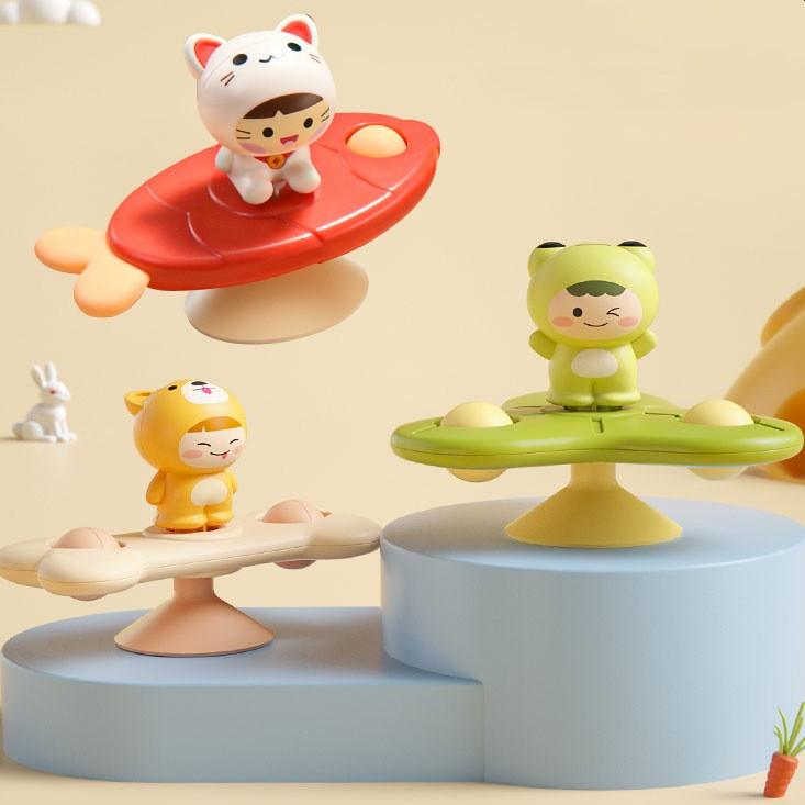 Obrotowa Zabawka 3D Dla Dzieci Z Przyssawką