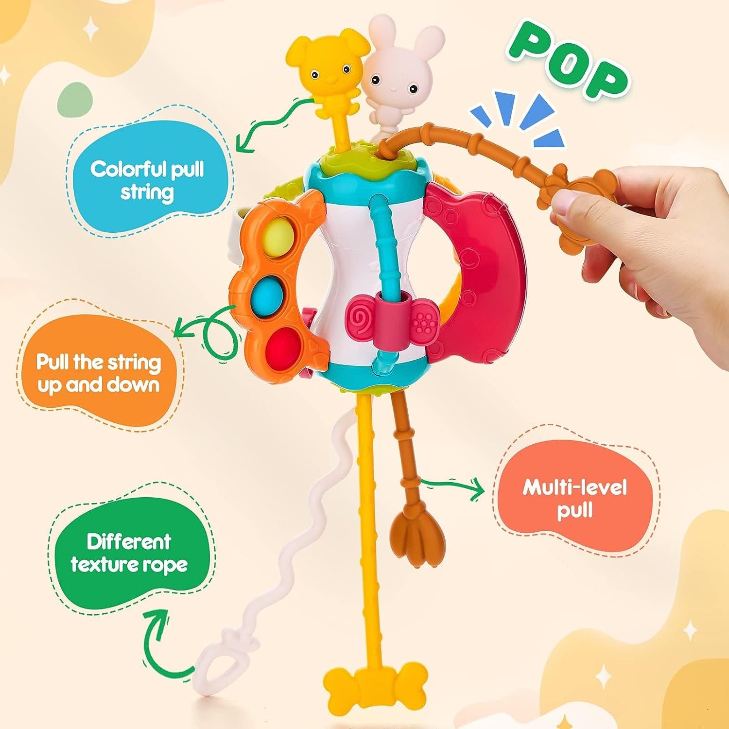 Zwierzęce Zabawki Sensoryczne Montessori Dla Dzieci
