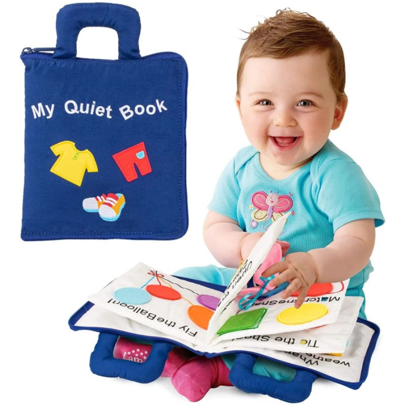 Dziecięce Montessori sensoryczne łezki nie można podrzeć cicha książka z materiału