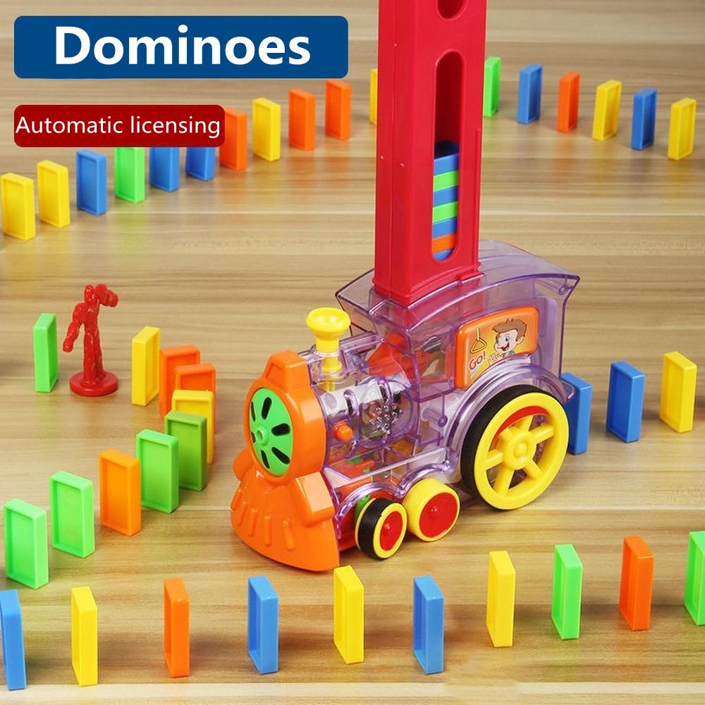🎁Dziecięce Domino Elektryczny Pociąg Zabawka