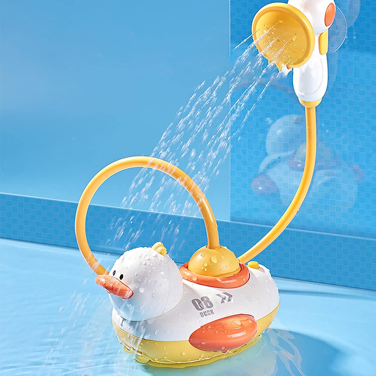 🎁Zabawki Do Kąpieli Dla Dzieci Z Automatycznym Rozpylaczem Wody Mała Żółta Kaczka