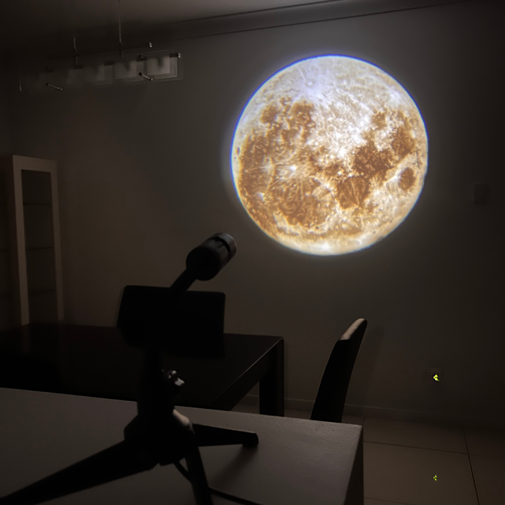 Lampa Projekcyjna LED Księżyc Ziemia