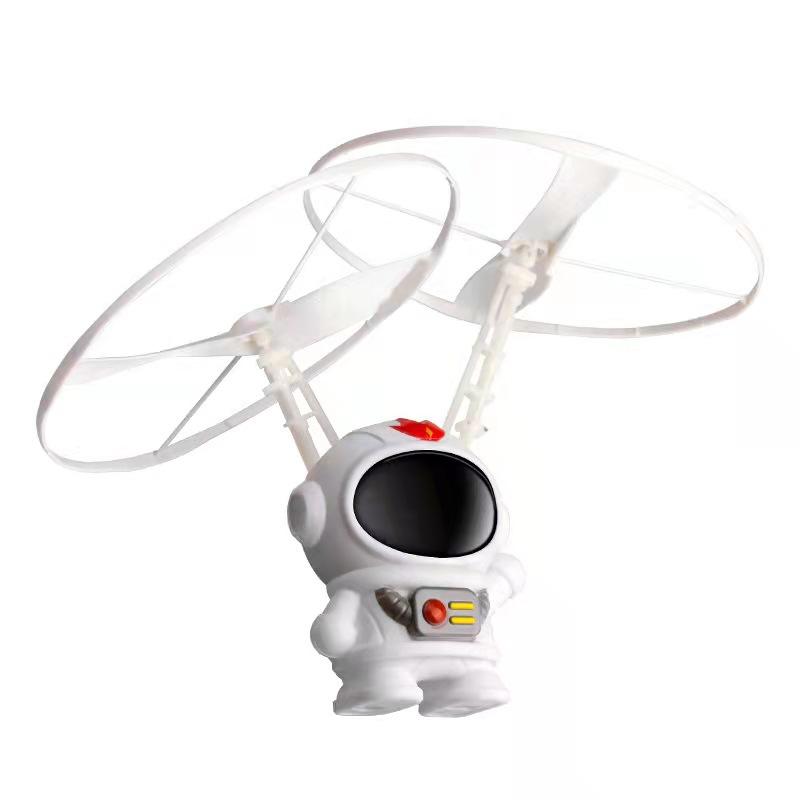 Unoszący się w powietrzu świecący astronauta indukcyjna maszyna latająca zabawki