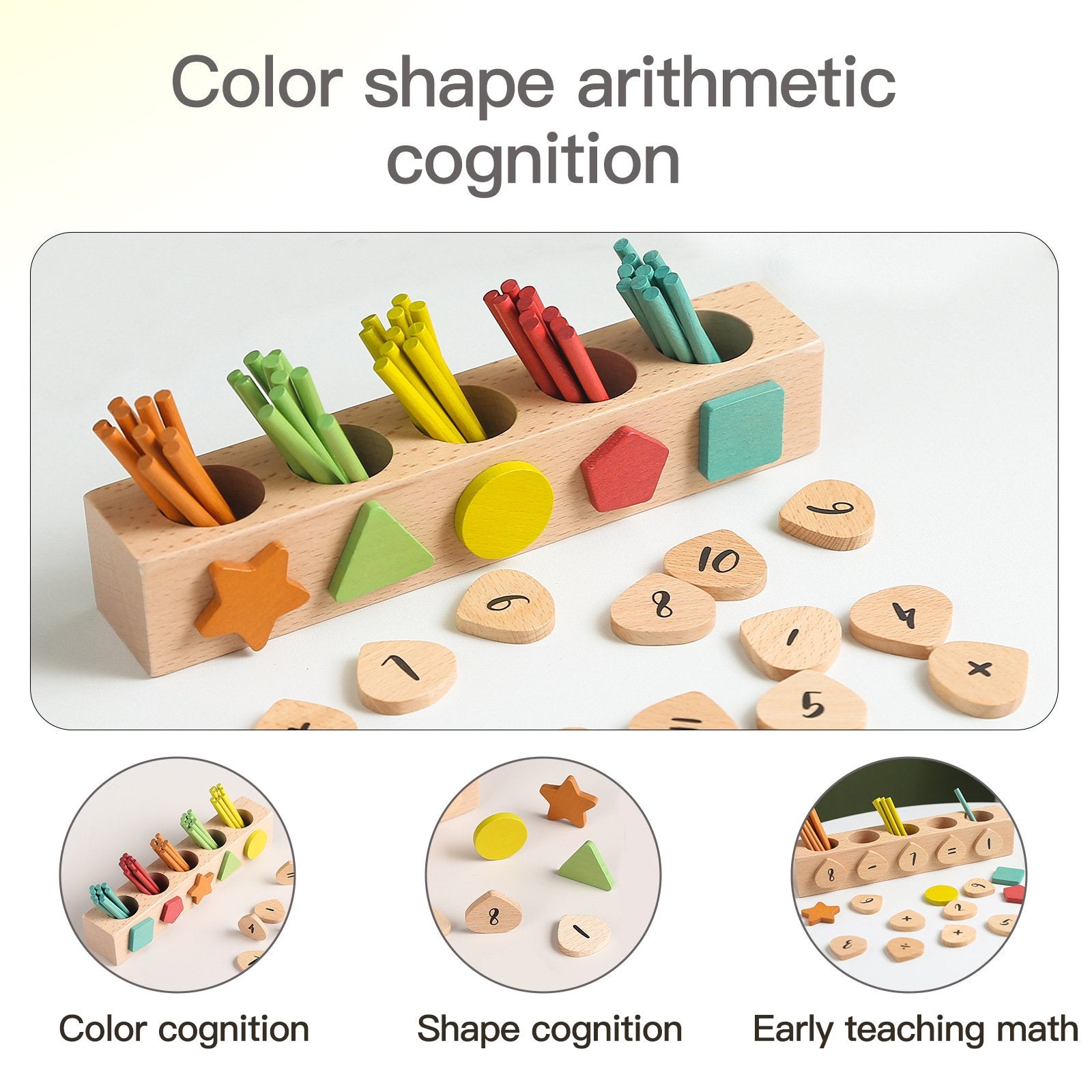 Zabawki Montessori Dla Dzieci Do Liczenia Matematycznego