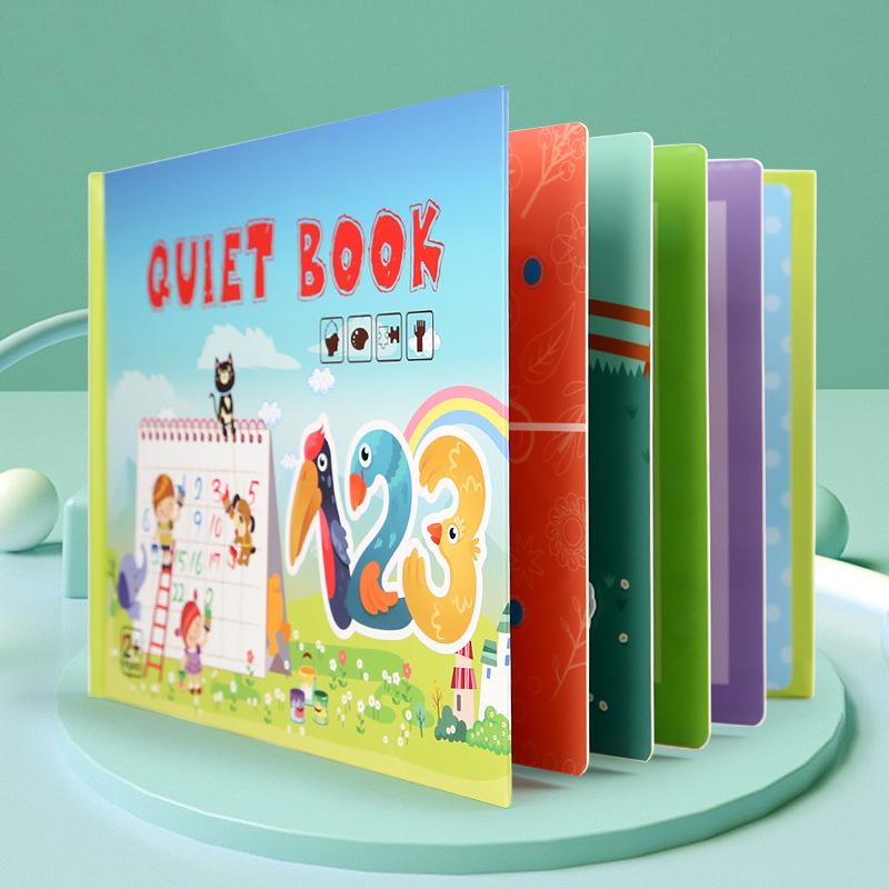 🎁Montessori Busy Book Dla Dzieci, Aby Rozwijać Umiejętności Uczenia się