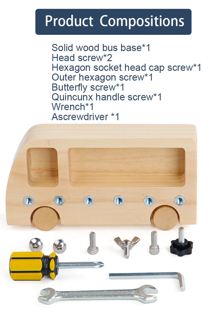 Autobus Dla Dzieci Montessori Busy Board