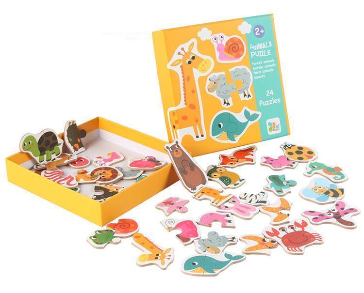 Zabawki edukacyjne dla dzieci, układanki w trzech stylach - pellelife