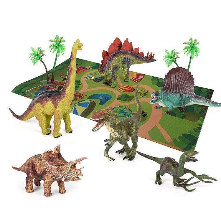 TEMI Dinosaur Toy Figure Edukacyjny realistyczny zestaw dinozaurów - Pellelife