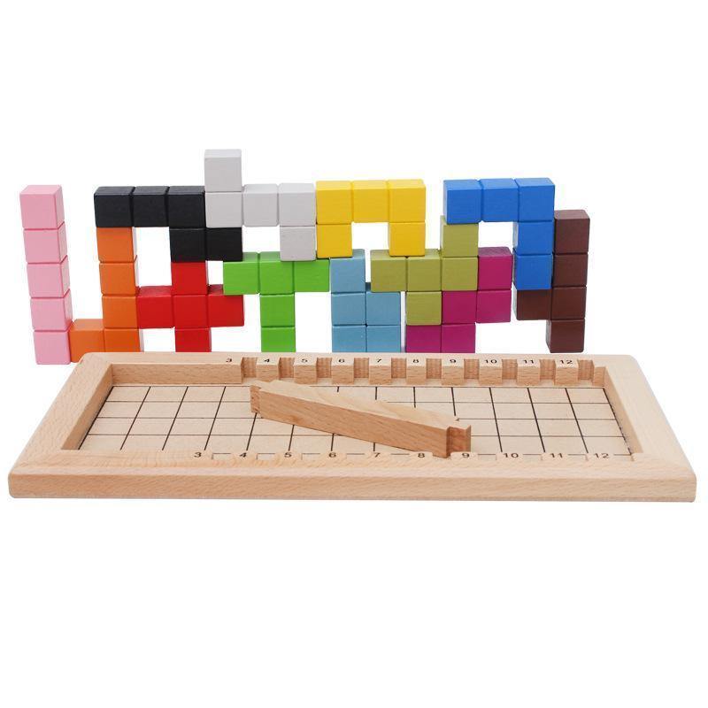 Kolorowe Drewniane Puzzle Dla Dzieci - Pellelife