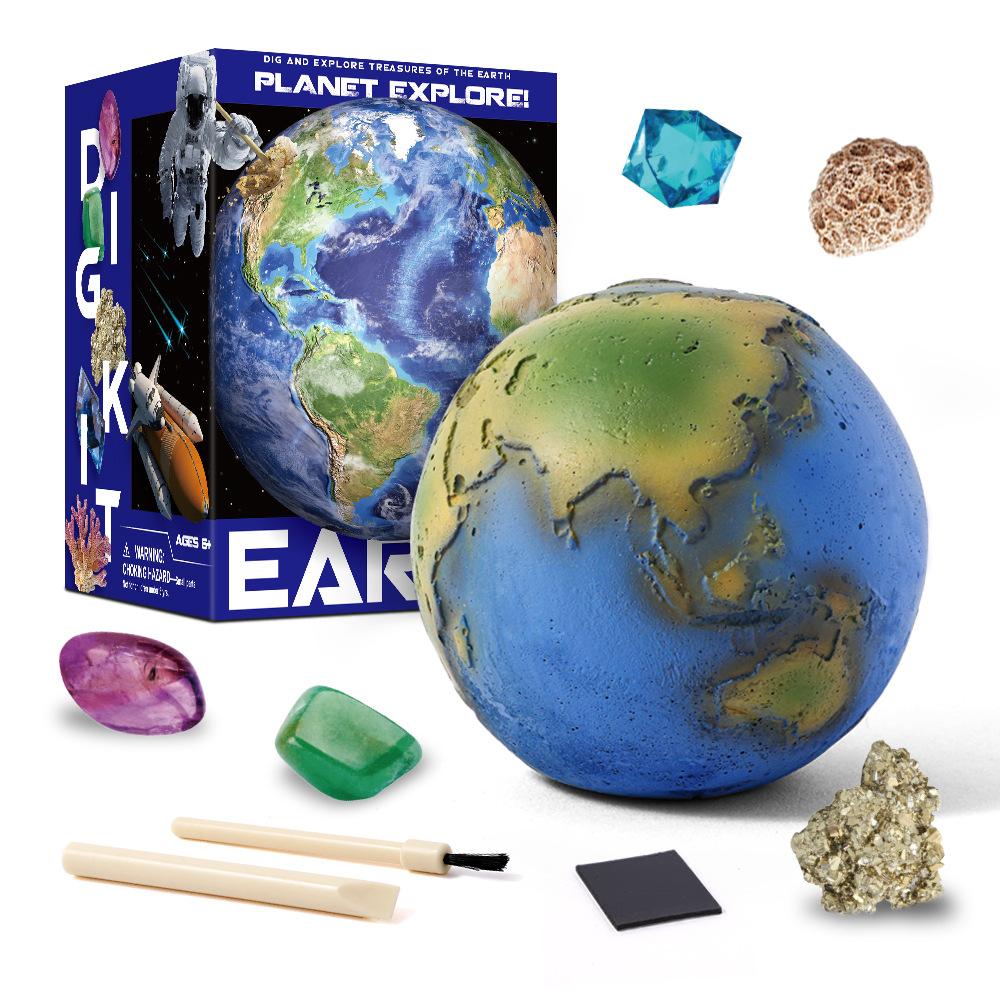 Zabawki Do Kopania Dla Dzieci Osiem Planet Z Kamieniami Szlachetnymi