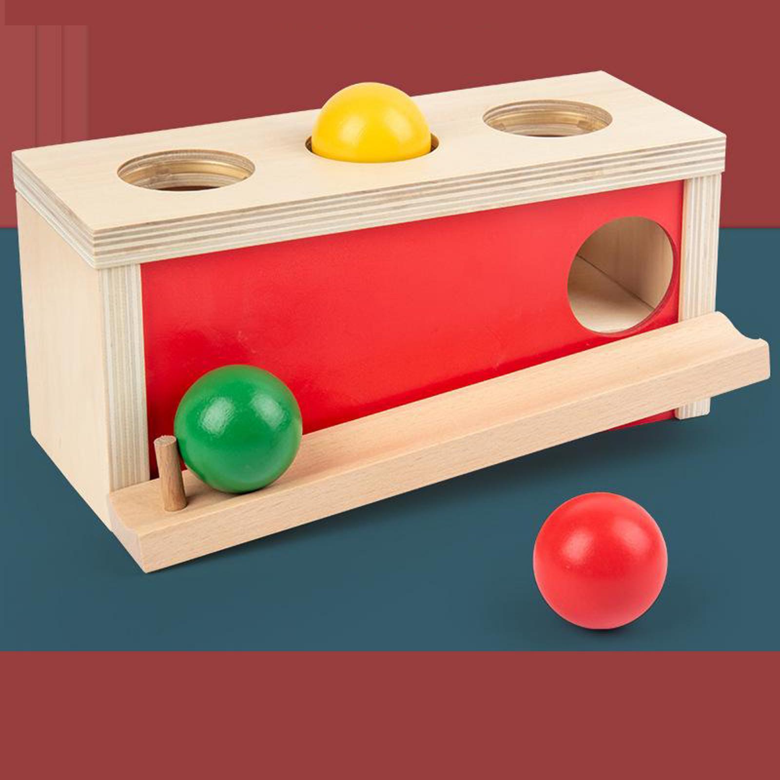 Dziecięcy Drewniany Stół Do Wyciskania Piłek Zabawki Edukacyjne Montessori