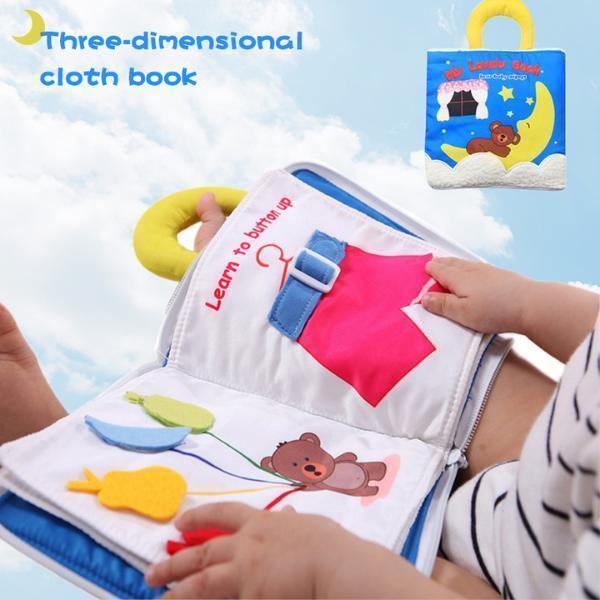 Książeczka dla niemowląt miękka i zmywalna 3D,JF36243 - Pellelife