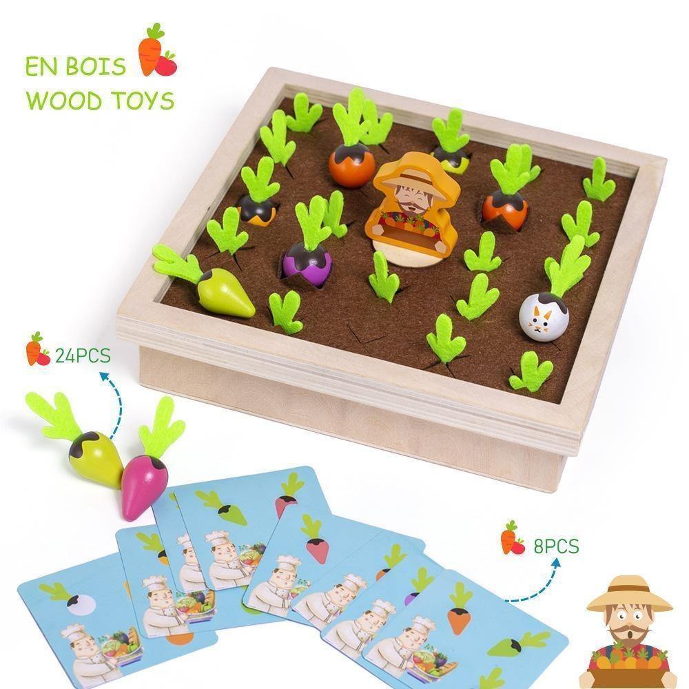 Drewniane Zabawki PamięCiowe Dla Dzieci - Pellelife