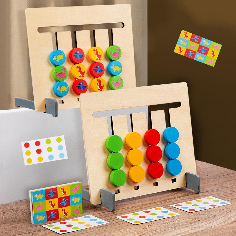 Drewniane Zabawki Dla Dzieci Do Klasyfikowania Kolorów