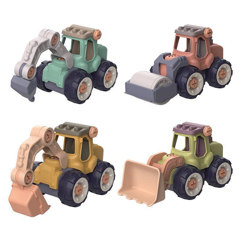Zabawka Do SkłAdania PojazdóW Konstrukcyjnych Dla Dzieci 4 W 1 - Pellelife