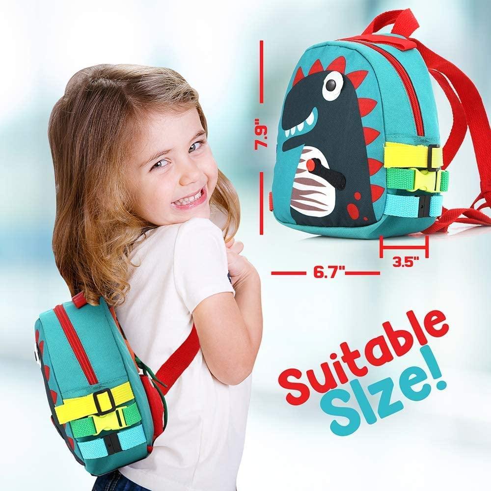 Montessori Wodoodporny Plecak Zabawka Z Tablicą Zajęciową 11 W 1 Dla Dzieci