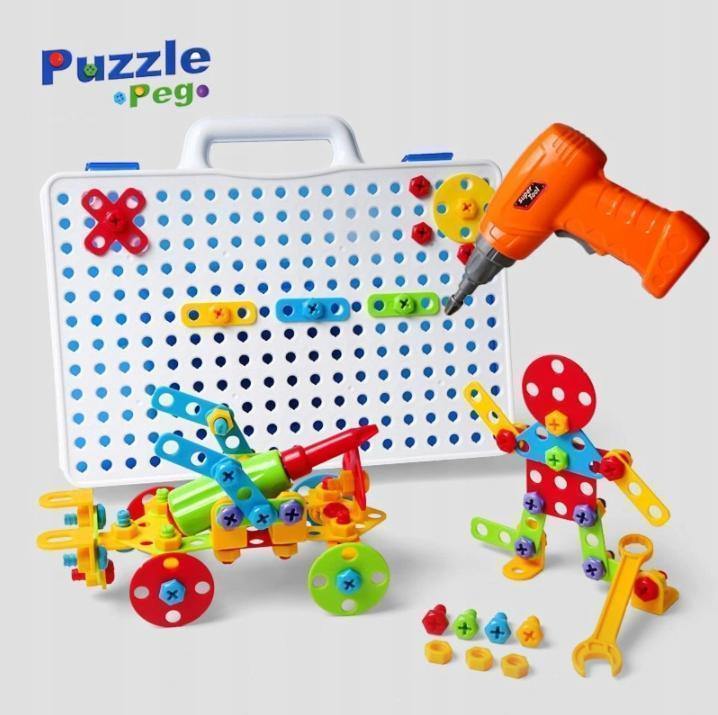 WkręTy Do Puzzli 3D Zabawki Dla Dzieci 193 SZT - pellelife