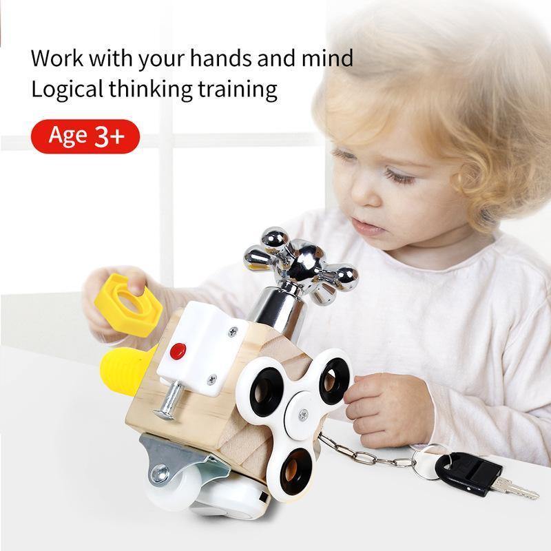 Puzzle odblokowywanie zabawek oświecenie wczesna edukacja - Pellelife