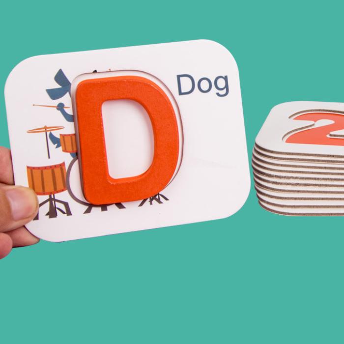 Drewniane Litery Cyfr Dla Dzieci Zabawki Logiczne Montessori