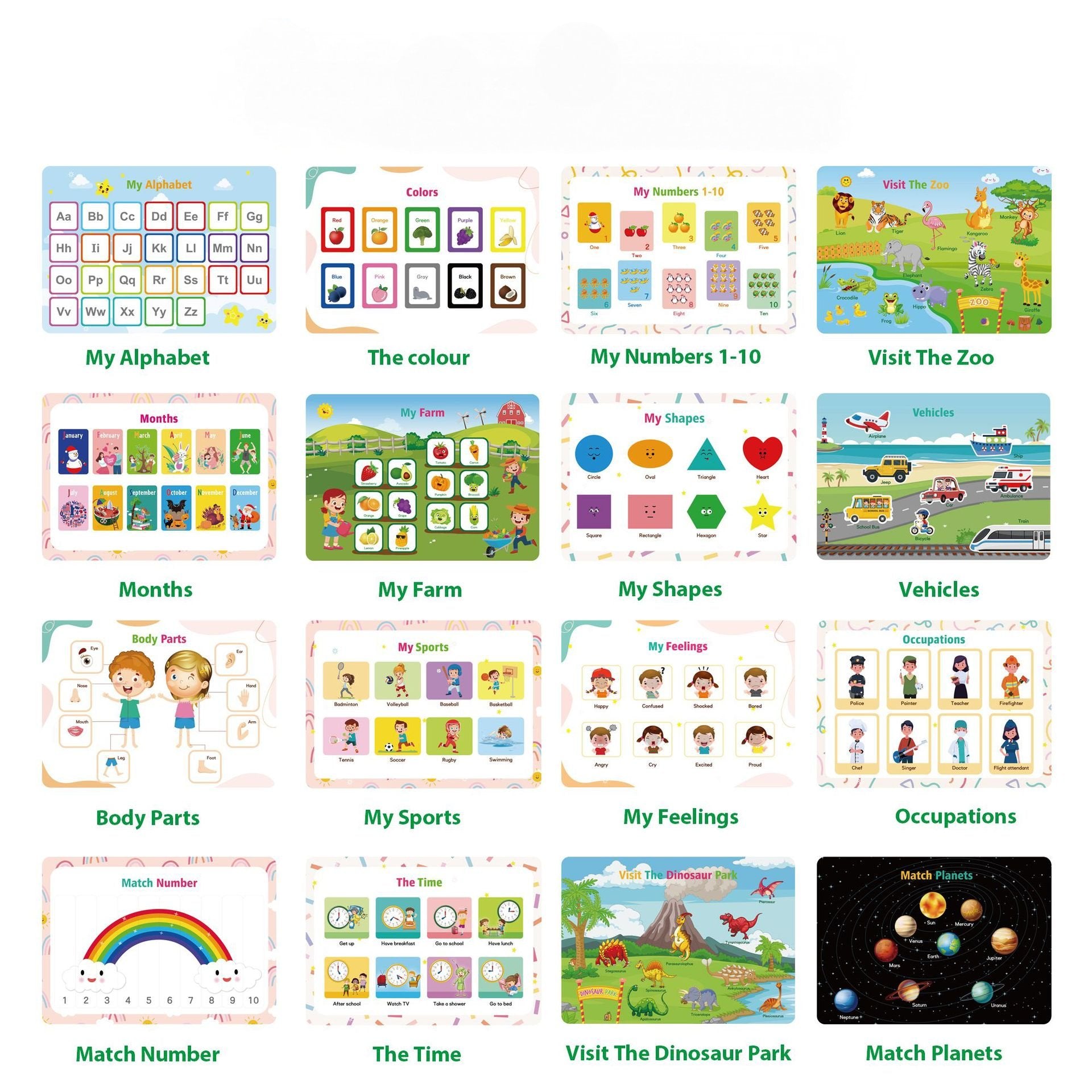 Ruchliwa Książka Dla Dzieci Early Learning Awareness Starter Book